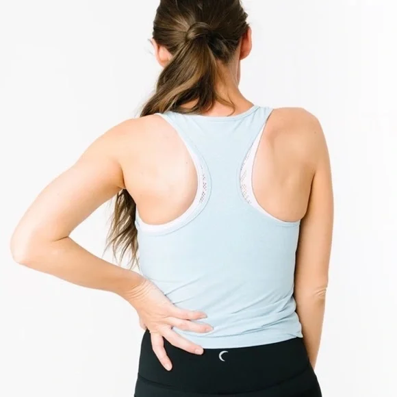 Zyia Just A Cute Tank Top Light Blue - Picture 2 of 8